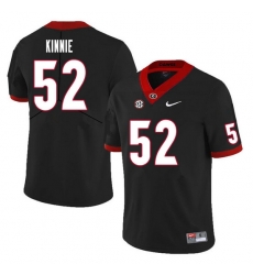 Men #52 Cameron Kinnie Georgia Bulldogs College Football Jerseys Sale-Black Men #52 Cameron Kinnie Georgia Bulldogs College Football Jerseys Sale-Black