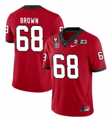 Men #68 Chris Brown Georgia Bulldogs 2022-23 CTP National Championship Football Jerseys Men #68 Chris Brown Georgia Bulldogs 2022-23 CTP National Championship Football Jerseys