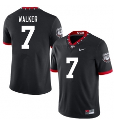 Men #7 Quay Walker Georgia Bulldogs 100th Anniversary College Football Jerseys Sale-100th Black Men #7 Quay Walker Georgia Bulldogs 100th Anniversary College Football Jerseys Sale-100th Black