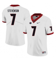 Men #7 Tyrique Stevenson Georgia Bulldogs College Football Jerseys Sale-white Men #7 Tyrique Stevenson Georgia Bulldogs College Football Jerseys Sale-white