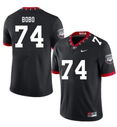 Men #74 Drew Bobo Georgia Bulldogs College Football Jerseys Sale-100th Anniversary Men #74 Drew Bobo Georgia Bulldogs College Football Jerseys Sale-100th Anniversary
