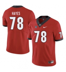 Men #78 D'Marcus Hayes Georgia Bulldogs College Football Jerseys Sale-Red Men #78 D'Marcus Hayes Georgia Bulldogs College Football Jerseys Sale-Red