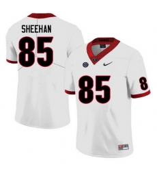 Men #85 Drew Sheehan Georgia Bulldogs College Football Jerseys Sale-White Anniversary Men #85 Drew Sheehan Georgia Bulldogs College Football Jerseys Sale-White Anniversary