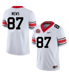 Men #87 Mekhi Mews Georgia Bulldogs College Football Jerseys Sale-40th Anniversary Men #87 Mekhi Mews Georgia Bulldogs College Football Jerseys Sale-40th Anniversary