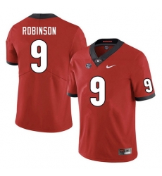 Men #9 Justin Robinson Georgia Bulldogs College Football Jerseys Sale-Red Men #9 Justin Robinson Georgia Bulldogs College Football Jerseys Sale-Red