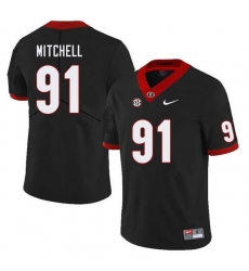 Men #91 Tymon Mitchell Georgia Bulldogs College Football Jerseys Sale-Black Men #91 Tymon Mitchell Georgia Bulldogs College Football Jerseys Sale-Black