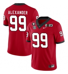 Men #99 Bear Alexander Georgia Bulldogs 2022-23 CTP National Championship Football Jerseys Men #99 Bear Alexander Georgia Bulldogs 2022-23 CTP National Championship Football Jerseys