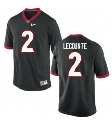 Men Georgia Bulldogs #2 Richard LeCounte College Football Jerseys-Black Men Georgia Bulldogs #2 Richard LeCounte College Football Jerseys-Black
