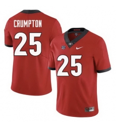 Men Georgia Bulldogs #25 Ahkil Crumpton College Football Jerseys Sale-Red Men Georgia Bulldogs #25 Ahkil Crumpton College Football Jerseys Sale-Red