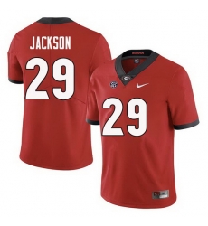 Men Georgia Bulldogs #29 Darius Jackson College Football Jerseys Sale-Red Men Georgia Bulldogs #29 Darius Jackson College Football Jerseys Sale-Red