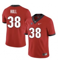 Men Georgia Bulldogs #38 Joseph Hull College Football Jerseys Sale-Red Men Georgia Bulldogs #38 Joseph Hull College Football Jerseys Sale-Red
