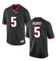 Men Georgia Bulldogs #5 Garrison Hearst College Football Jerseys-Black Men Georgia Bulldogs #5 Garrison Hearst College Football Jerseys-Black