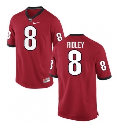 Men Georgia Bulldogs #8 Riley Ridley College Football Jerseys-Red Men Georgia Bulldogs #8 Riley Ridley College Football Jerseys-Red
