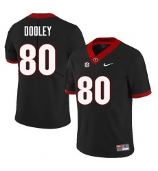 Men Georgia Bulldogs #80 J.T. Dooley College Football Jerseys Sale-Black Men Georgia Bulldogs #80 J.T. Dooley College Football Jerseys Sale-Black