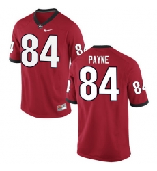Men Georgia Bulldogs #84 Wyatt Payne College Football Jerseys-Red Men Georgia Bulldogs #84 Wyatt Payne College Football Jerseys-Red