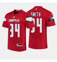 Louisville Cardinals Jeremy Smith College Football Red Jersey Louisville Cardinals Jeremy Smith College Football Red Jersey