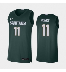 Michigan State Spartans Aaron Henry Green Limited Men'S Jersey Michigan State Spartans Aaron Henry Green Limited Men'S Jersey