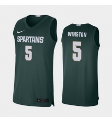 Michigan State Spartans Cassius Winston Green Limited Men'S Jersey Michigan State Spartans Cassius Winston Green Limited Men'S Jersey