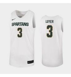 Michigan State Spartans Foster Loyer White Replica Men'S Jersey Michigan State Spartans Foster Loyer White Replica Men'S Jersey