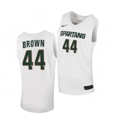 Michigan State Spartans Gabe Brown White Replica Men Jersey Michigan State Spartans Gabe Brown White Replica Men Jersey