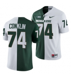 Michigan State Spartans Jack Conklin Michigan State Spartans Split Edition Jersey Michigan State Spartans Jack Conklin Michigan State Spartans Split Edition Jersey