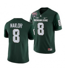 Michigan State Spartans Jalen Nailor Green 2021 Peach Bowl College Football Playoff Jersey Michigan State Spartans Jalen Nailor Green 2021 Peach Bowl College Football Playoff Jersey
