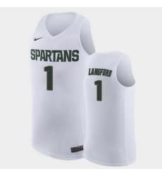 Michigan State Spartans Josh Langford White Replica Men'S Jersey Michigan State Spartans Josh Langford White Replica Men'S Jersey