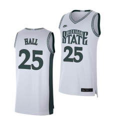 Michigan State Spartans Malik Hall White Retro Limited Men'S Jersey Michigan State Spartans Malik Hall White Retro Limited Men'S Jersey