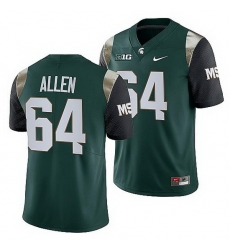 Michigan State Spartans Matt Allen Green College Football Men Jersey Michigan State Spartans Matt Allen Green College Football Men Jersey