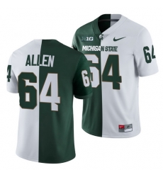 Michigan State Spartans Matt Allen Michigan State Spartans Split Edition 2021 22 Jersey Michigan State Spartans Matt Allen Michigan State Spartans Split Edition 2021 22 Jersey