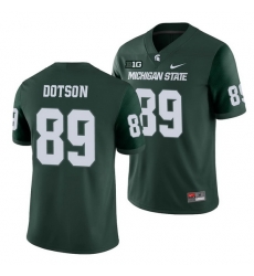 Michigan State Spartans Matt Dotson Green College Football Men'S Jersey Michigan State Spartans Matt Dotson Green College Football Men'S Jersey