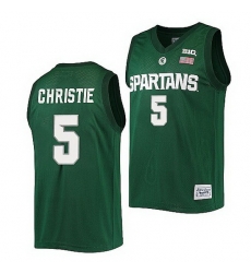 Michigan State Spartans Max Christie Green Alumni Commemorative Classic Jersey Michigan State Spartans Max Christie Green Alumni Commemorative Classic Jersey