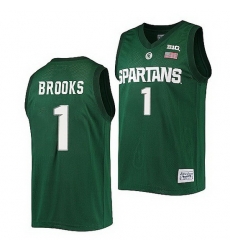 Michigan State Spartans Pierre Brooks Green Alumni Commemorative Classic Jersey Michigan State Spartans Pierre Brooks Green Alumni Commemorative Classic Jersey