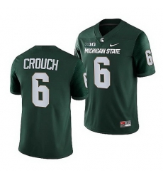 Michigan State Spartans Quavaris Crouch Green College Football Men Jersey Michigan State Spartans Quavaris Crouch Green College Football Men Jersey