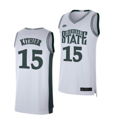 Michigan State Spartans Thomas Kithier White Retro Limited Men'S Jersey Michigan State Spartans Thomas Kithier White Retro Limited Men'S Jersey
