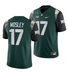 Michigan State Spartans Tre Mosley Green College Football Men Jersey Michigan State Spartans Tre Mosley Green College Football Men Jersey