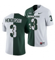 Michigan State Spartans Xavier Henderson Michigan State Spartans Split Edition 2021 22 Jersey Michigan State Spartans Xavier Henderson Michigan State Spartans Split Edition 2021 22 Jersey