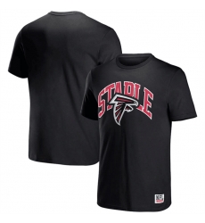 Men Atlanta Falcons X Staple Black Logo Lockup T Shirt Men Atlanta Falcons X Staple Black Logo Lockup T Shirt