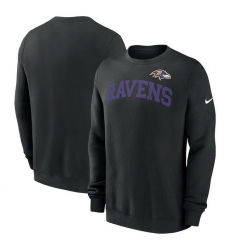 Men Nike Black Baltimore Ravens Club Pullover Sweatshirt Men Nike Black Baltimore Ravens Club Pullover Sweatshirt