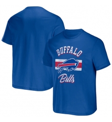 Men Buffalo Bills Blue X Darius Rucker Collection Stripe T Shirt Men Buffalo Bills Blue X Darius Rucker Collection Stripe T Shirt
