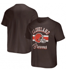 Men Cleveland Browns Brown X Darius Rucker Collection Stripe T Shirt Men Cleveland Browns Brown X Darius Rucker Collection Stripe T Shirt