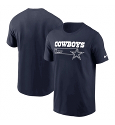 Men Dallas Cowboys Navy Division Essential T Shirt Men Dallas Cowboys Navy Division Essential T Shirt