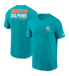 Men Miami Dolphins Aqua Team Incline T Shirt Men Miami Dolphins Aqua Team Incline T Shirt