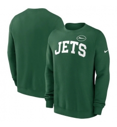 Men Nike Green New York Jets Club Pullover Sweatshirt Men Nike Green New York Jets Club Pullover Sweatshirt