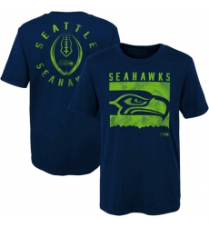 Men Seattle Seahawks Navy Preschool Liquid Camo Logo T Shirt Men Seattle Seahawks Navy Preschool Liquid Camo Logo T Shirt