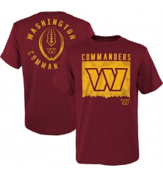 Men Washington Commanders Burgundy Preschool Liquid Camo Logo T Shirt Men Washington Commanders Burgundy Preschool Liquid Camo Logo T Shirt