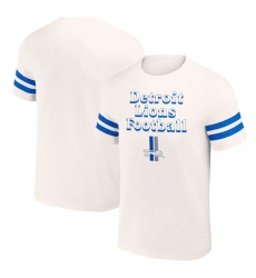 Men Detroit Lions Cream X Darius Rucker Collection Vintage T Shirt Men Detroit Lions Cream X Darius Rucker Collection Vintage T Shirt