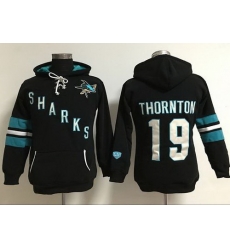San Jose Sharks 19 Joe Thornton Black Women Old Time Heidi Hoodie NHL Hoodie San Jose Sharks 19 Joe Thornton Black Women Old Time Heidi Hoodie NHL Hoodie