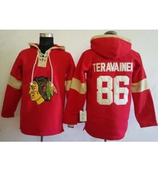 Men Chicago Blackhawks 86 Teuvo Teravainen Red Pullover Hoodie Stitched NHL Jersey Men Chicago Blackhawks 86 Teuvo Teravainen Red Pullover Hoodie Stitched NHL Jersey