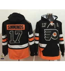 Men Philadelphia Flyers 17 Wayne Simmonds Black Name 26 Number Pullover NHL Hoodie Men Philadelphia Flyers 17 Wayne Simmonds Black Name 26 Number Pullover NHL Hoodie